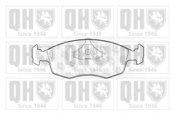Тормозные колодки QUINTON HAZELL BP446