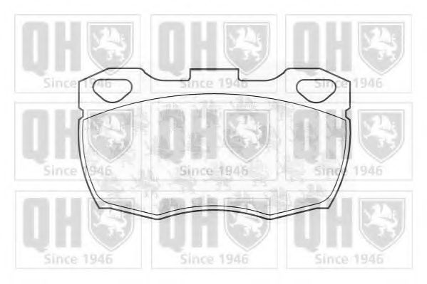 Тормозные колодки QUINTON HAZELL BP447