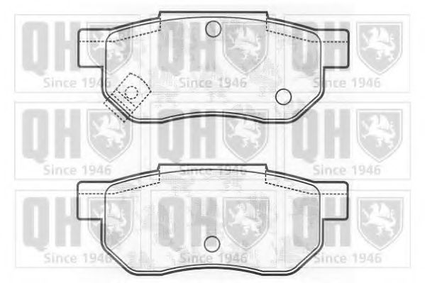 Тормозные колодки QUINTON HAZELL BP448