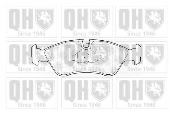 Тормозные колодки QUINTON HAZELL BP450