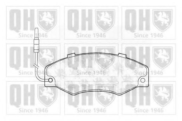 Тормозные колодки QUINTON HAZELL BP457