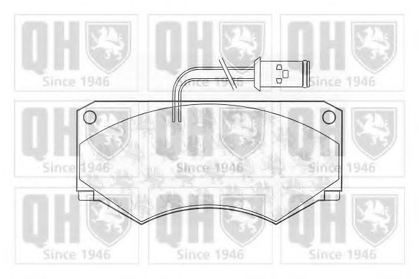 Тормозные колодки QUINTON HAZELL BP461
