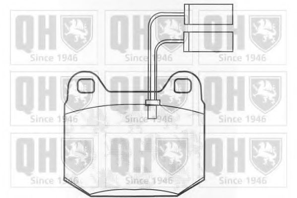 Тормозные колодки QUINTON HAZELL BP464