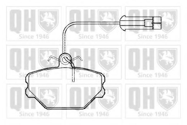 Тормозные колодки QUINTON HAZELL BP467