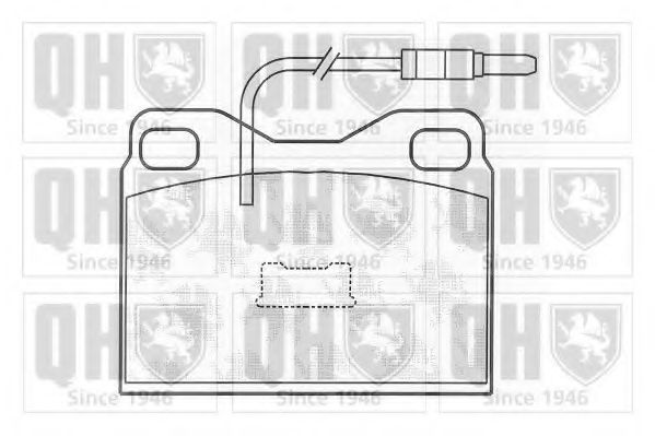 Тормозные колодки quintonhazell BP483