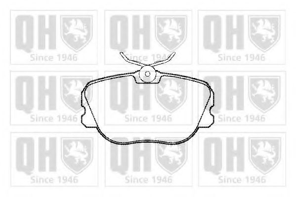 Тормозные колодки QUINTON HAZELL BP484