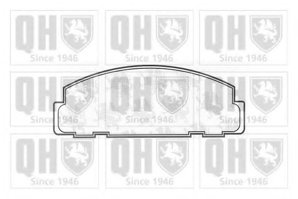 Тормозные колодки quintonhazell BP485