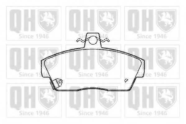 Тормозные колодки QUINTON HAZELL BP491