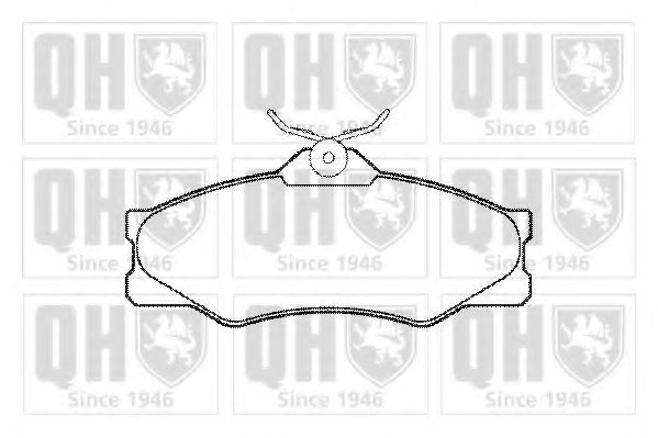 Тормозные колодки QUINTON HAZELL BP492