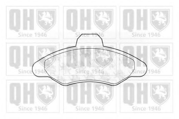 Тормозные колодки QUINTON HAZELL BP520