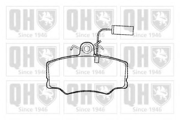 Тормозные колодки QUINTON HAZELL BP525