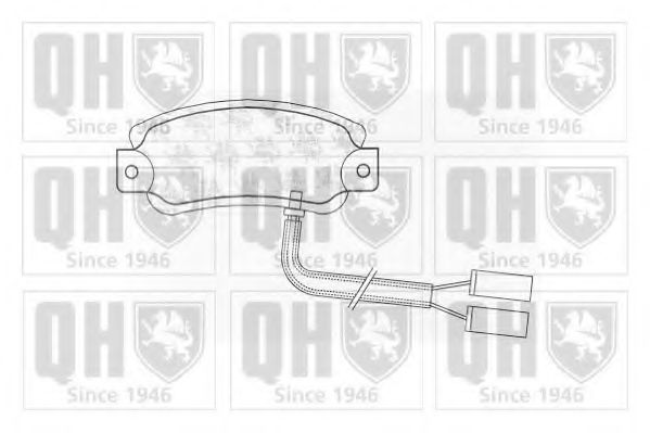 Тормозные колодки QUINTON HAZELL BP529