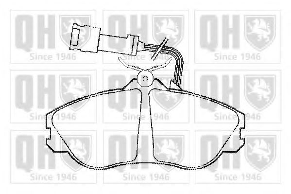 Тормозные колодки QUINTON HAZELL BP530