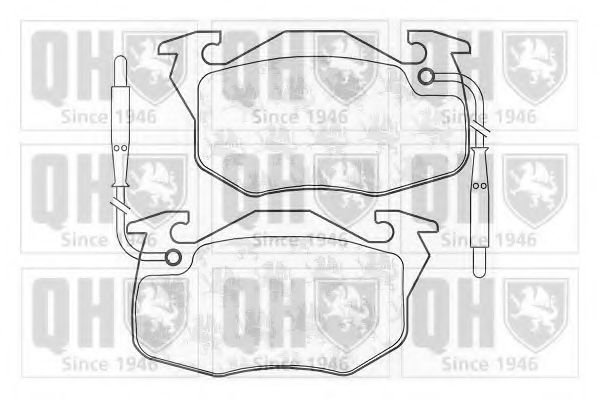 Тормозные колодки QUINTON HAZELL BP537