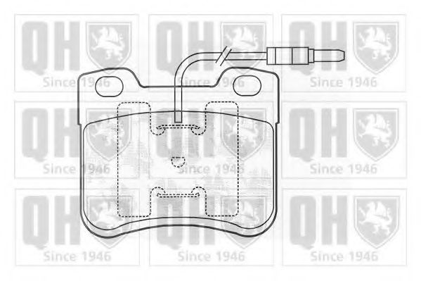 Тормозные колодки QUINTON HAZELL BP538