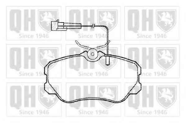 Тормозные колодки QUINTON HAZELL BP543