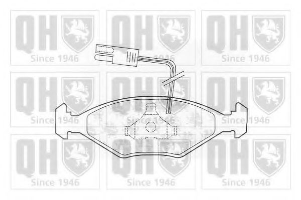 Тормозные колодки QUINTON HAZELL BP545