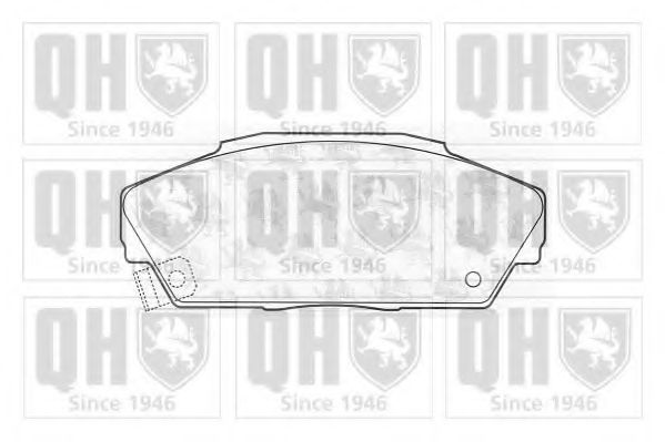 Тормозные колодки QUINTON HAZELL BP548