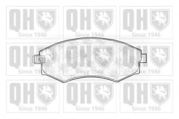 Тормозные колодки QUINTON HAZELL BP551