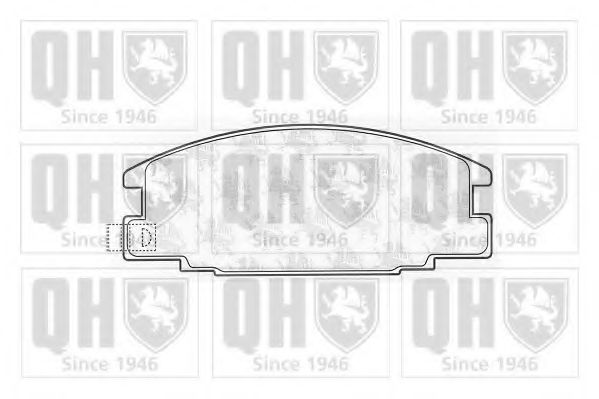 Тормозные колодки QUINTON HAZELL BP554