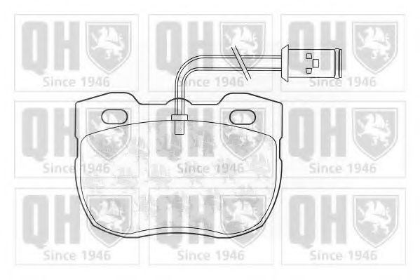 Тормозные колодки QUINTON HAZELL BP559