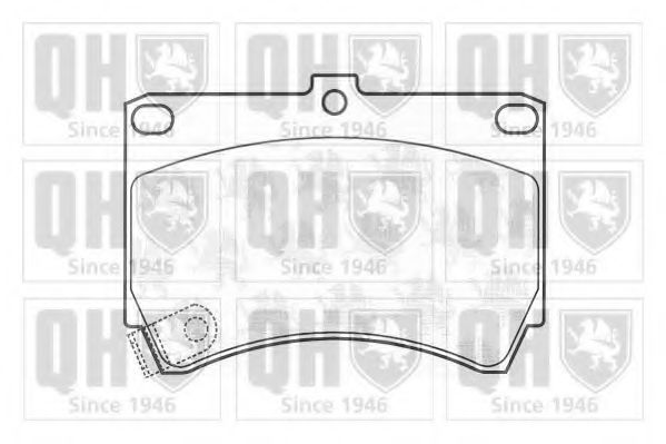 Тормозные колодки QUINTON HAZELL BP567