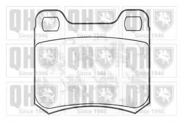 Тормозные колодки QUINTON HAZELL BP569