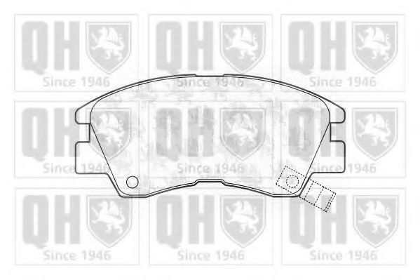 Тормозные колодки QUINTON HAZELL BP572