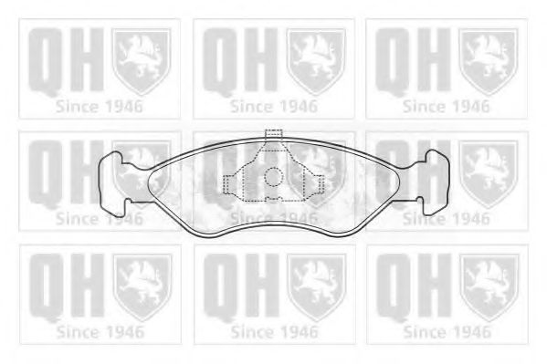 Тормозные колодки QUINTON HAZELL BP585