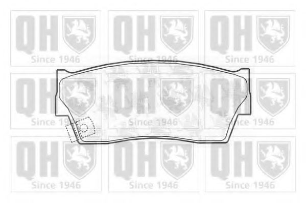 Тормозные колодки QUINTON HAZELL BP586