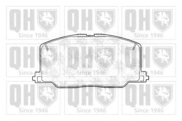 Тормозные колодки QUINTON HAZELL BP588