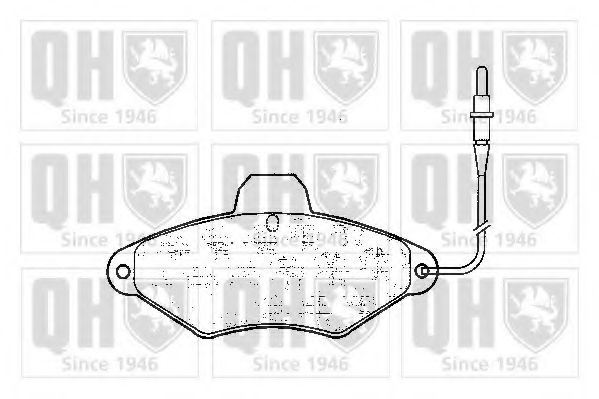 Тормозные колодки QUINTON HAZELL BP597
