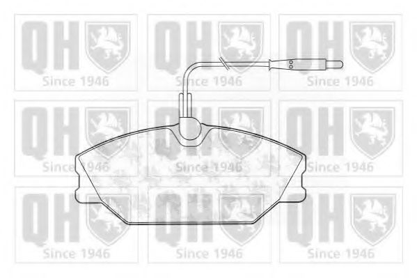 Тормозные колодки QUINTON HAZELL BP605