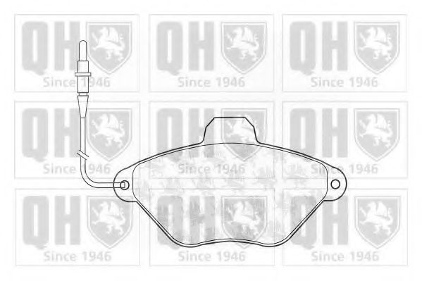 Тормозные колодки QUINTON HAZELL BP610