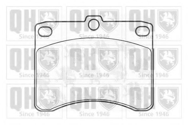 Тормозные колодки QUINTON HAZELL BP639