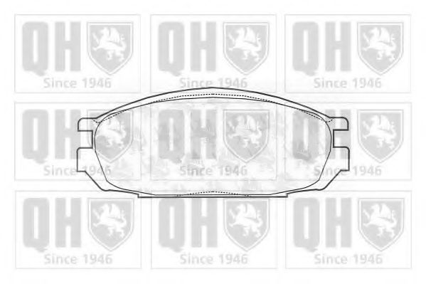 Тормозные колодки QUINTON HAZELL BP660