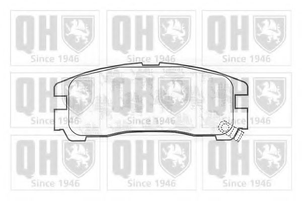 Тормозные колодки QUINTON HAZELL BP678