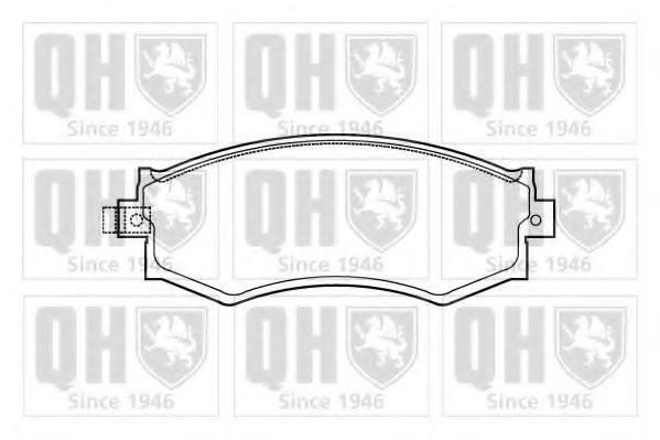Тормозные колодки QUINTON HAZELL BP682