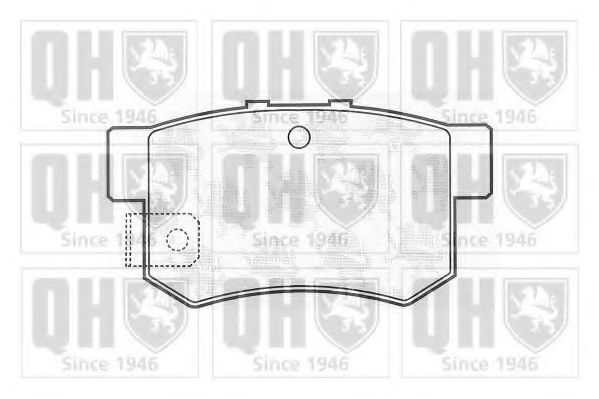 Тормозные колодки QUINTON HAZELL BP704
