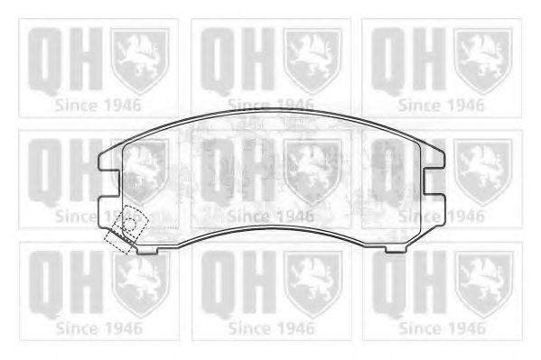 Тормозные колодки QUINTON HAZELL BP712