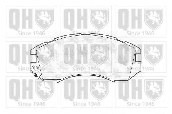 Тормозные колодки QUINTON HAZELL BP721
