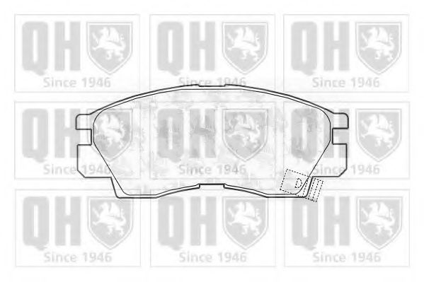 Тормозные колодки QUINTON HAZELL BP723