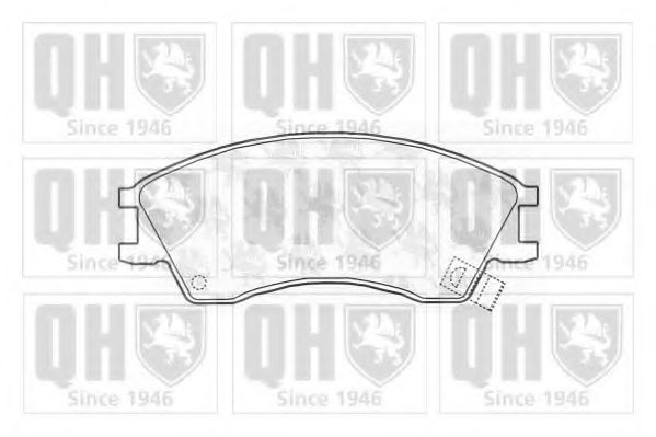 Тормозные колодки QUINTON HAZELL BP724