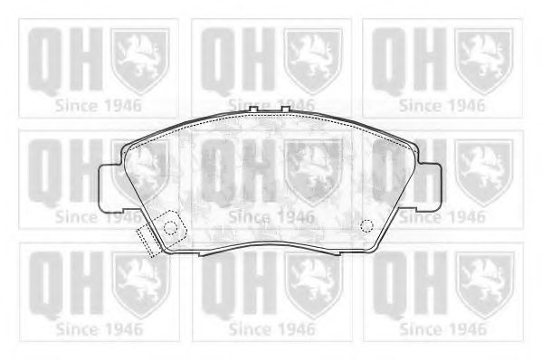 Тормозные колодки QUINTON HAZELL BP733