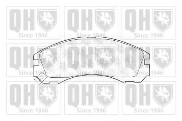 Тормозные колодки QUINTON HAZELL BP739