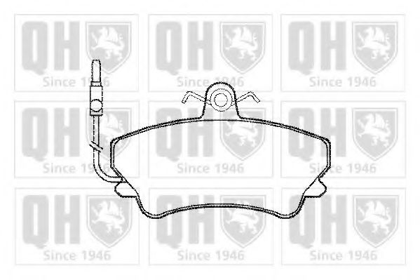 Тормозные колодки QUINTON HAZELL BP743