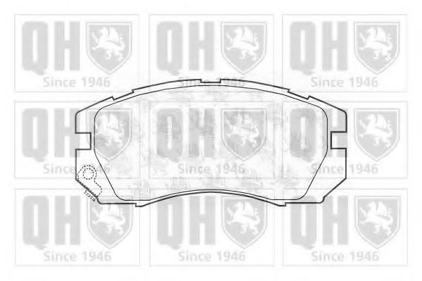 Тормозные колодки QUINTON HAZELL BP744