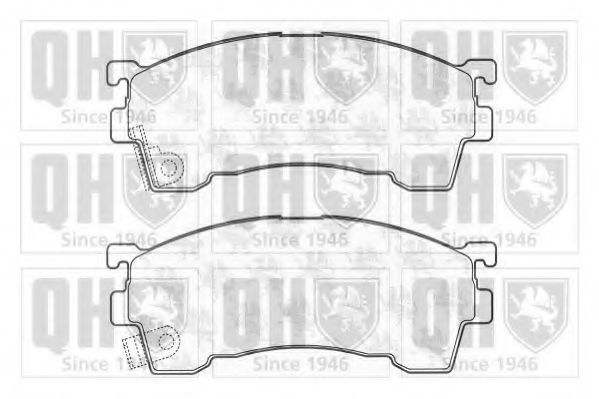 Тормозные колодки QUINTON HAZELL BP751