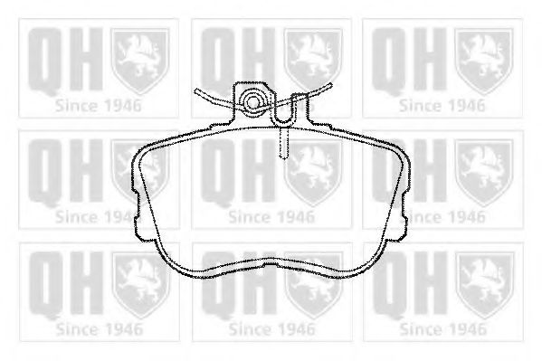Тормозные колодки QUINTON HAZELL BP768