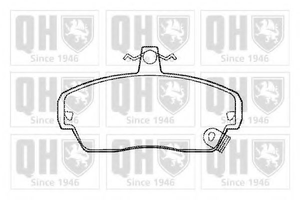 Тормозные колодки QUINTON HAZELL BP820